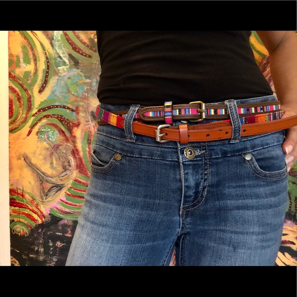 Colorful Woven Belts